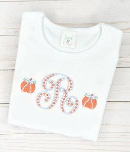 Simple Bow Pumpkin Shirt