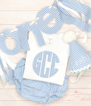 Load image into Gallery viewer, Blue Gingham Party Set