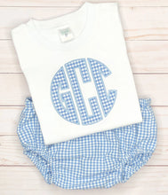 Load image into Gallery viewer, Blue Gingham Party Set