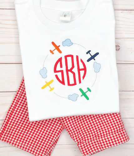 Monogram Airplane Outfit