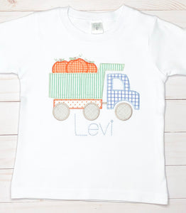 Pumpkin Dump Truck Shirt