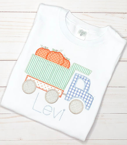 Pumpkin Dump Truck Shirt