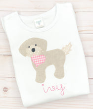 Load image into Gallery viewer, Pink Heart Puppy Shirt