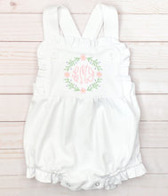 Load image into Gallery viewer, White Ruffle Sunsuit