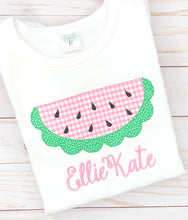 Load image into Gallery viewer, Bright Gingham Watermelon Set