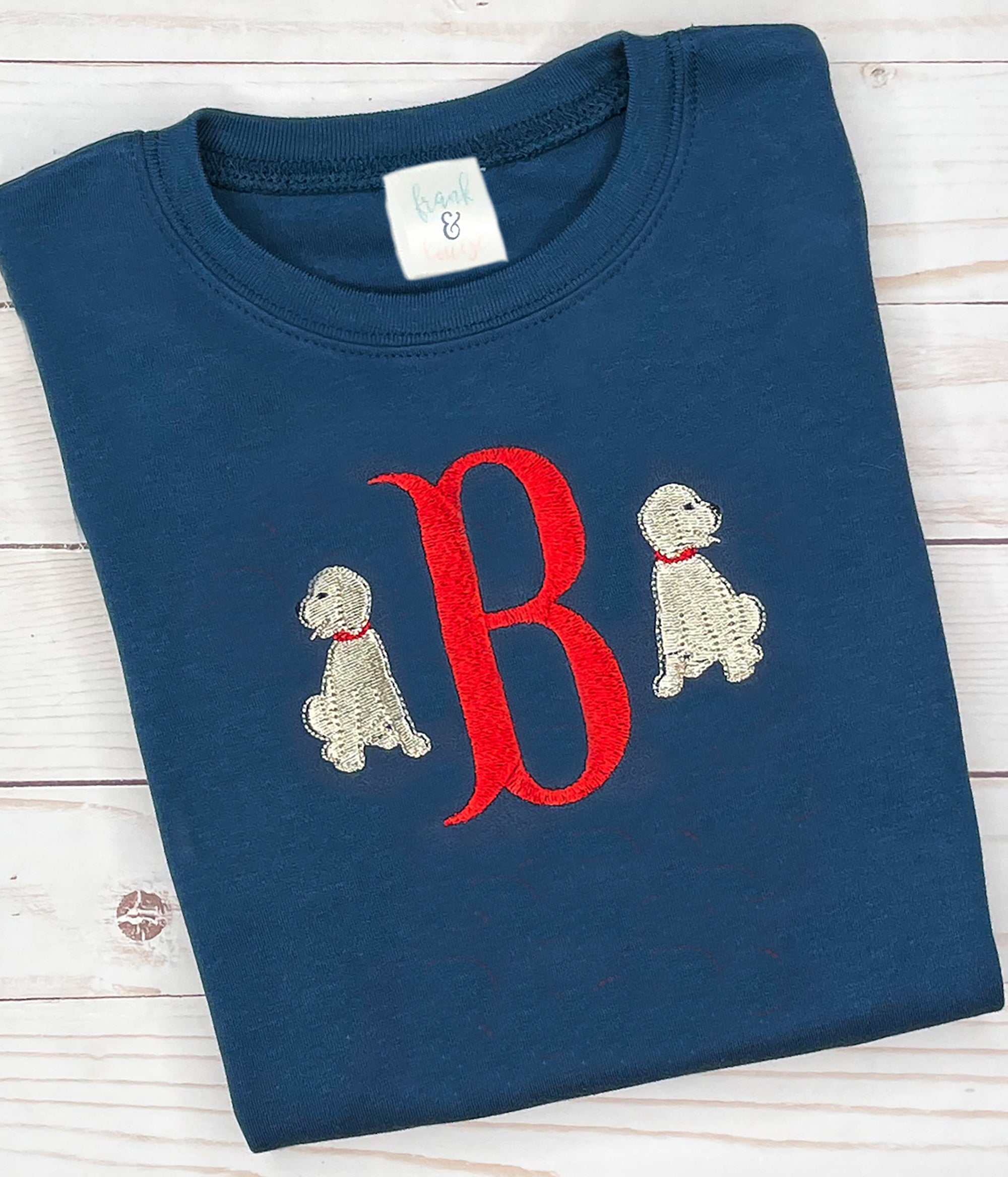 Navy best sale dog shirt