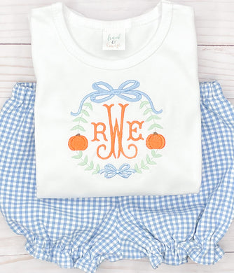 Pumpkin Monogram Set