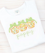 Load image into Gallery viewer, Floral Pumpkin Trio