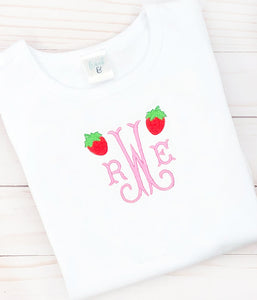 Strawberry Monogram Set